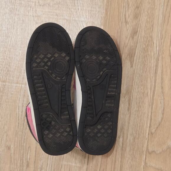 Barbie Mattel High Top Sneakers Pink Youth Shoes Size 3 Lace Up High-Top - Picture 5 of 10